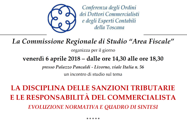 Congresso Ordine dei Dottori Commercialisti e degli Esperti Contabili della Toscana